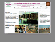 Tablet Screenshot of matan.co.uk