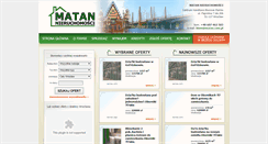 Desktop Screenshot of matan.com.pl